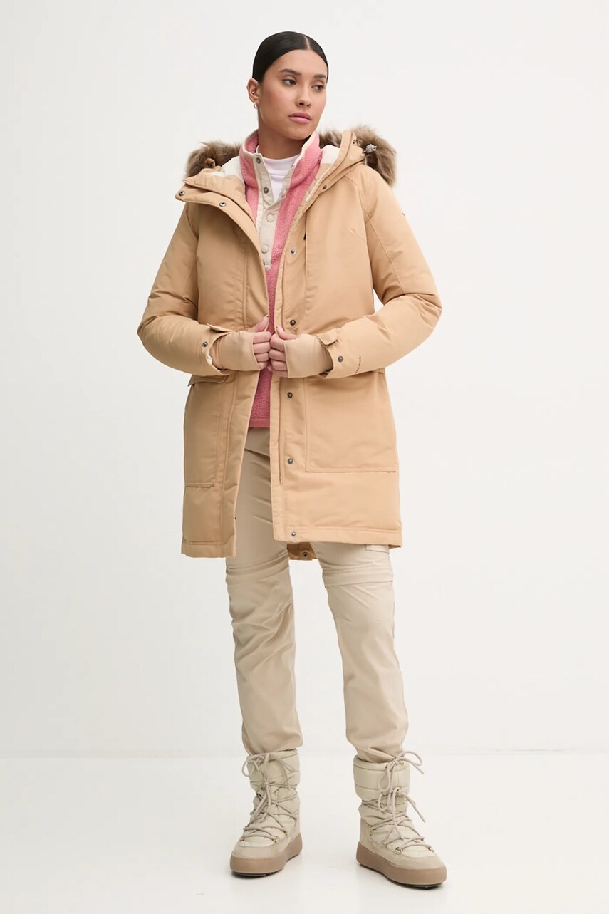 Куртка outdoor Columbia Little Si колір коричневий 2085764
