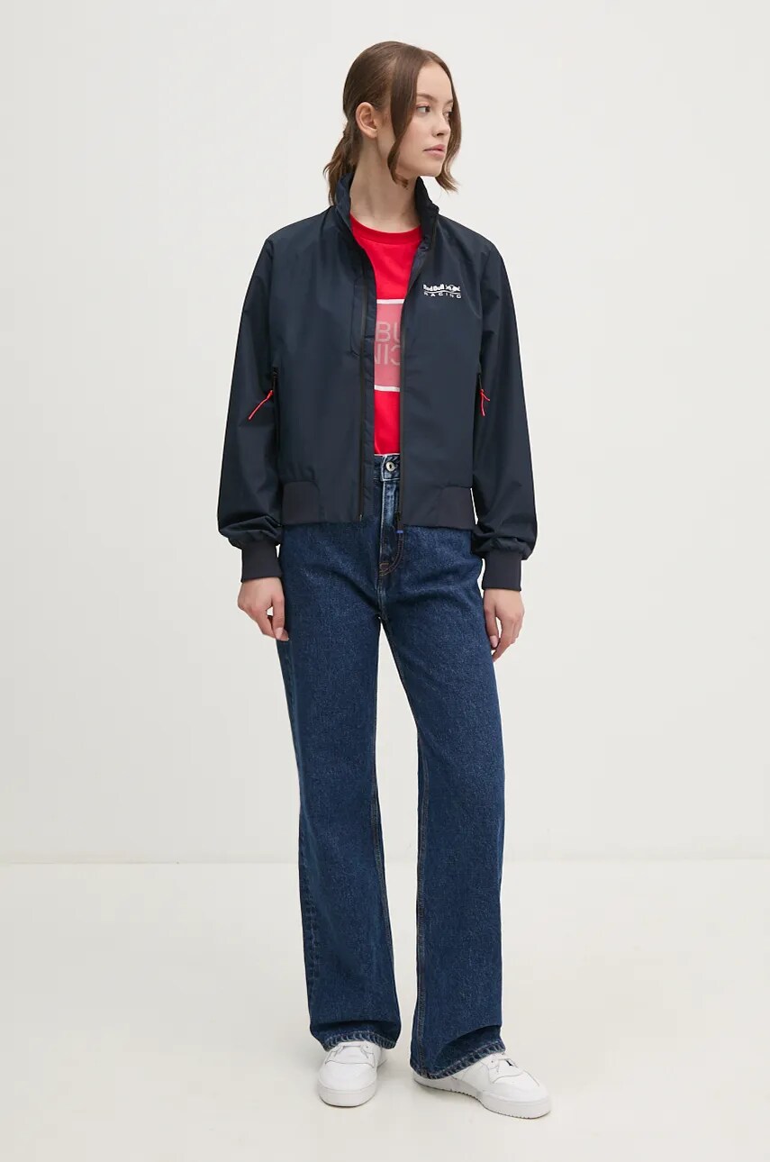 Куртка Red Bull Racing x Pepe Jeans Red Bull Racing x Pepe Jeans жіноча колір синій перехідна RL400001