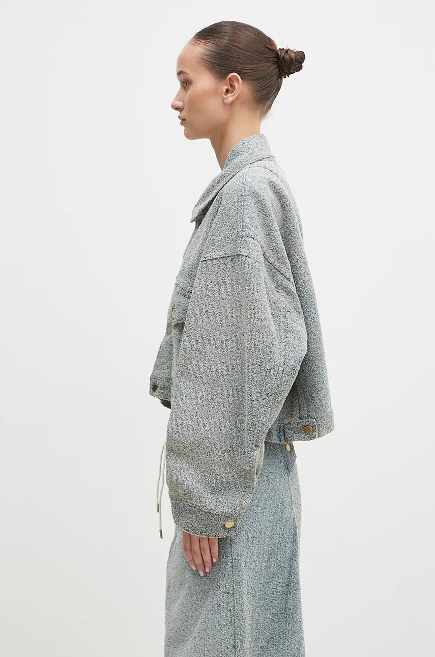 Джинсова куртка DARKPARK Gigi жіноча перехідна oversize WJA02.DBL10W055.W055
