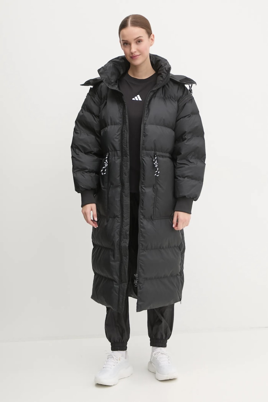 Куртка adidas by Stella McCartney жіноча колір чорний зимова IX3081