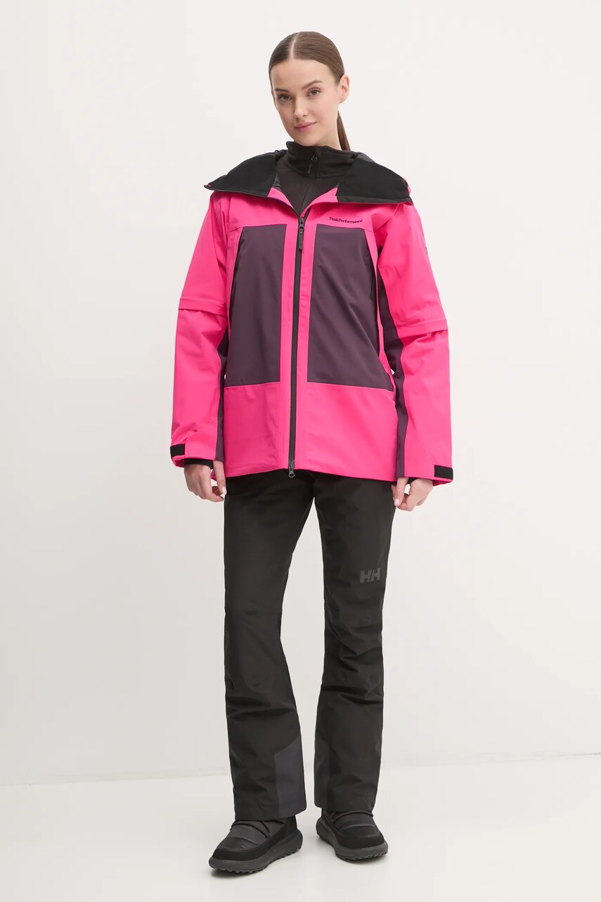 Гірськолижна куртка Peak Performance Edge Insulated колір рожевий G79821