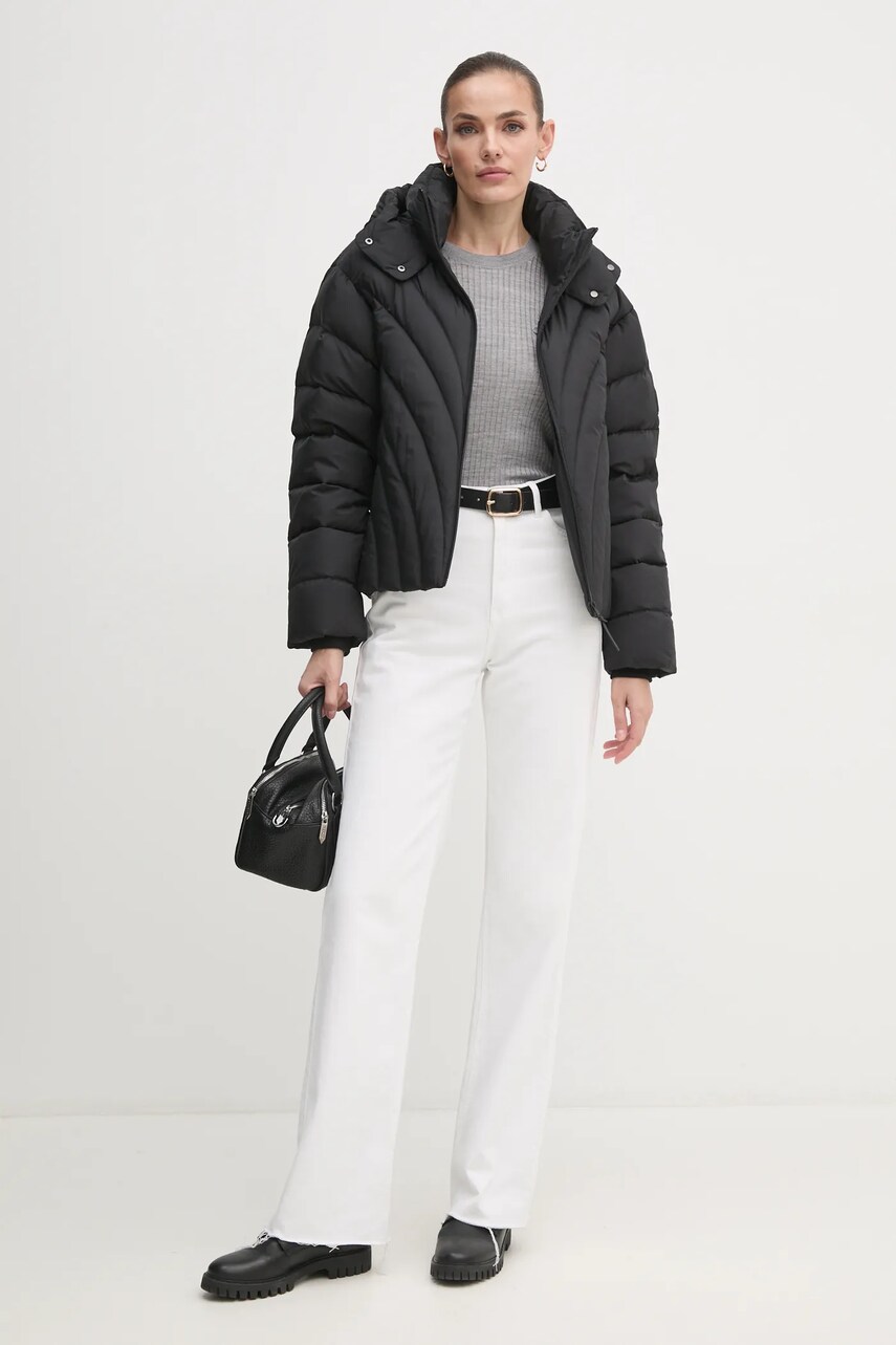 Пухова куртка MACKAGE жіноча колір чорний зимова oversize HOPE