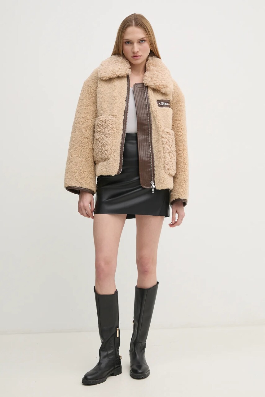 Куртка Stand Studio Joann Jacket жіноча колір сірий перехідна 61955-9071