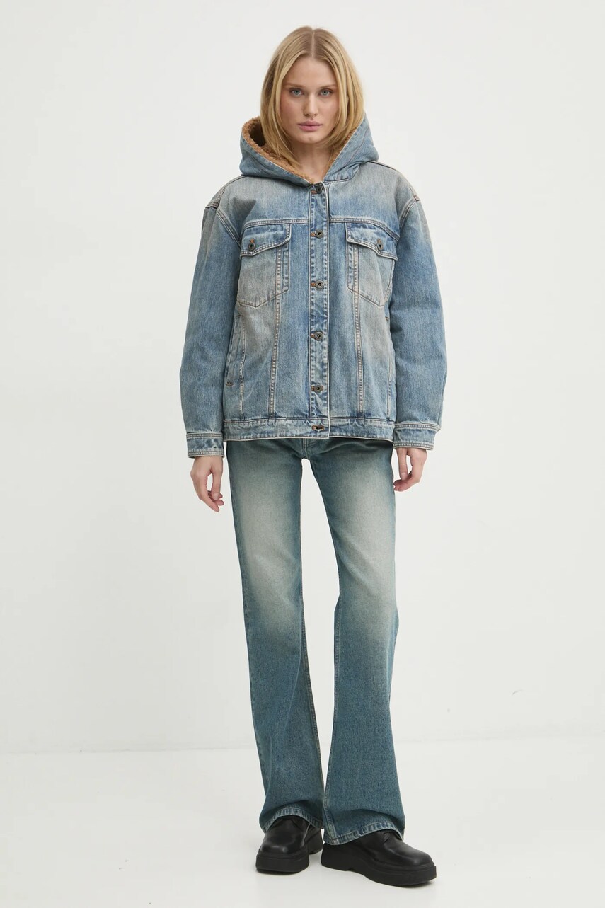 Джинсовий пуховик Miss Sixty зимова oversize 6L4YJ1290000