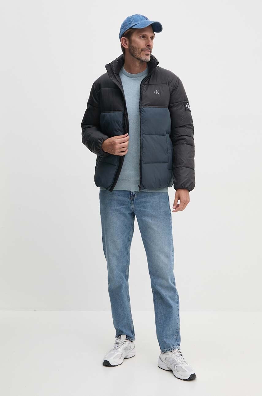 Куртка Calvin Klein Jeans чоловіча колір чорний зимова J30J325584
