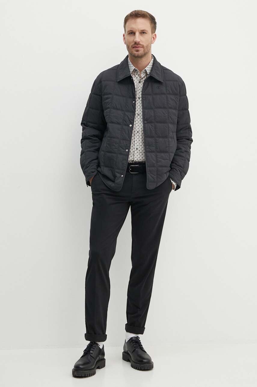 Куртка Calvin Klein Jeans чоловіча колір чорний перехідна J30J325587