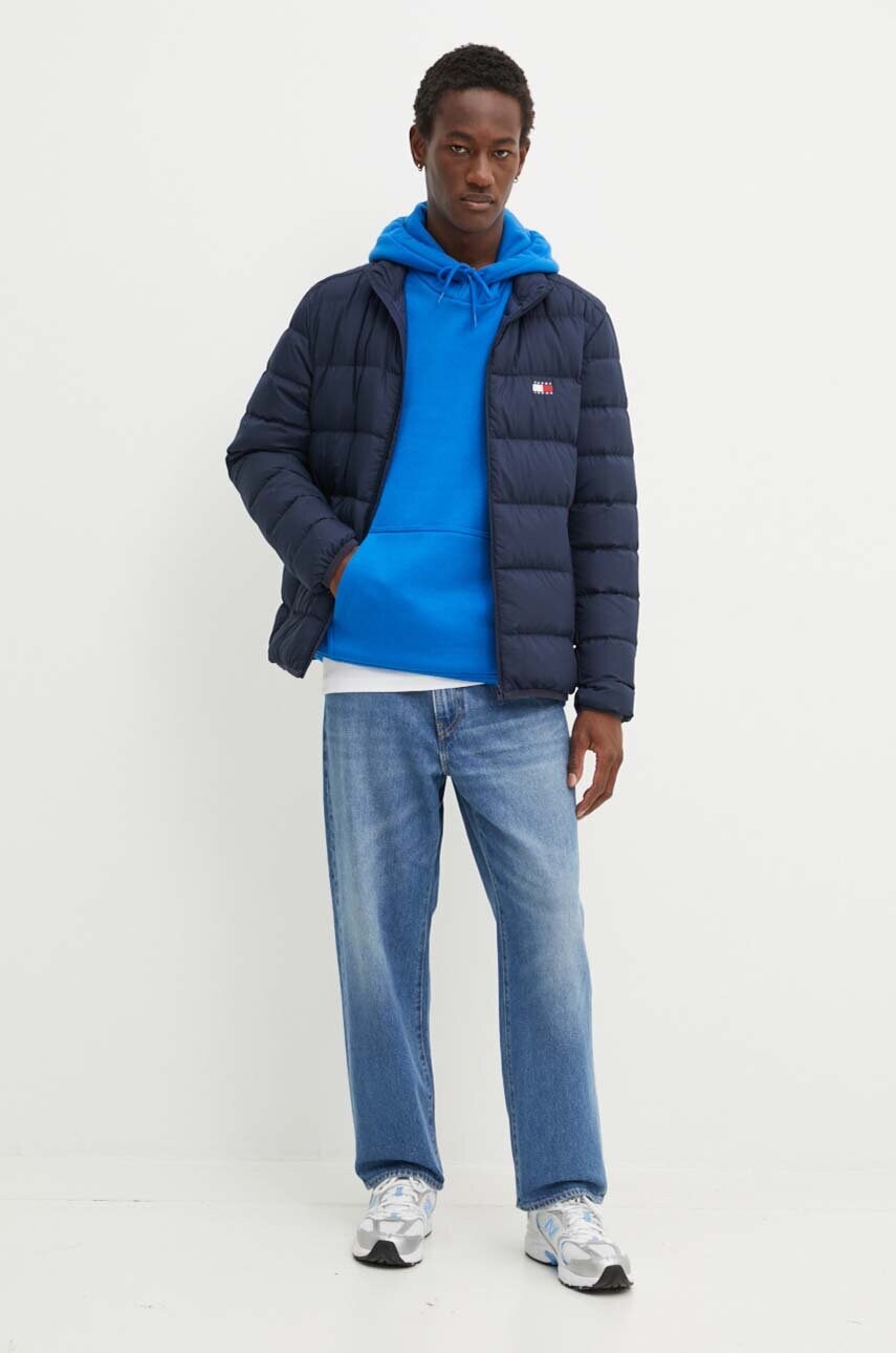 Куртка Tommy Jeans чоловіча колір синій перехідна DM0DM19614