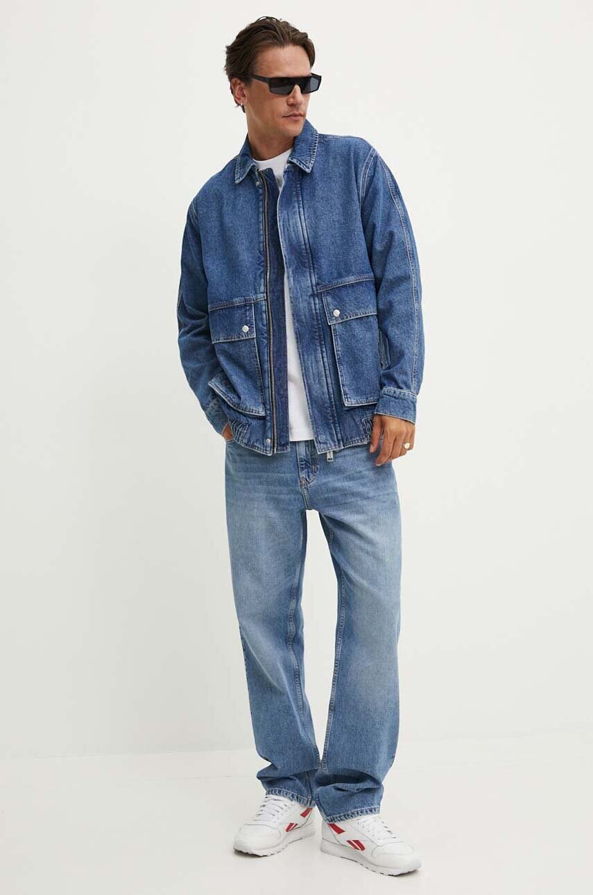 Джинсова куртка Karl Lagerfeld Jeans чоловіча перехідна 245D1401