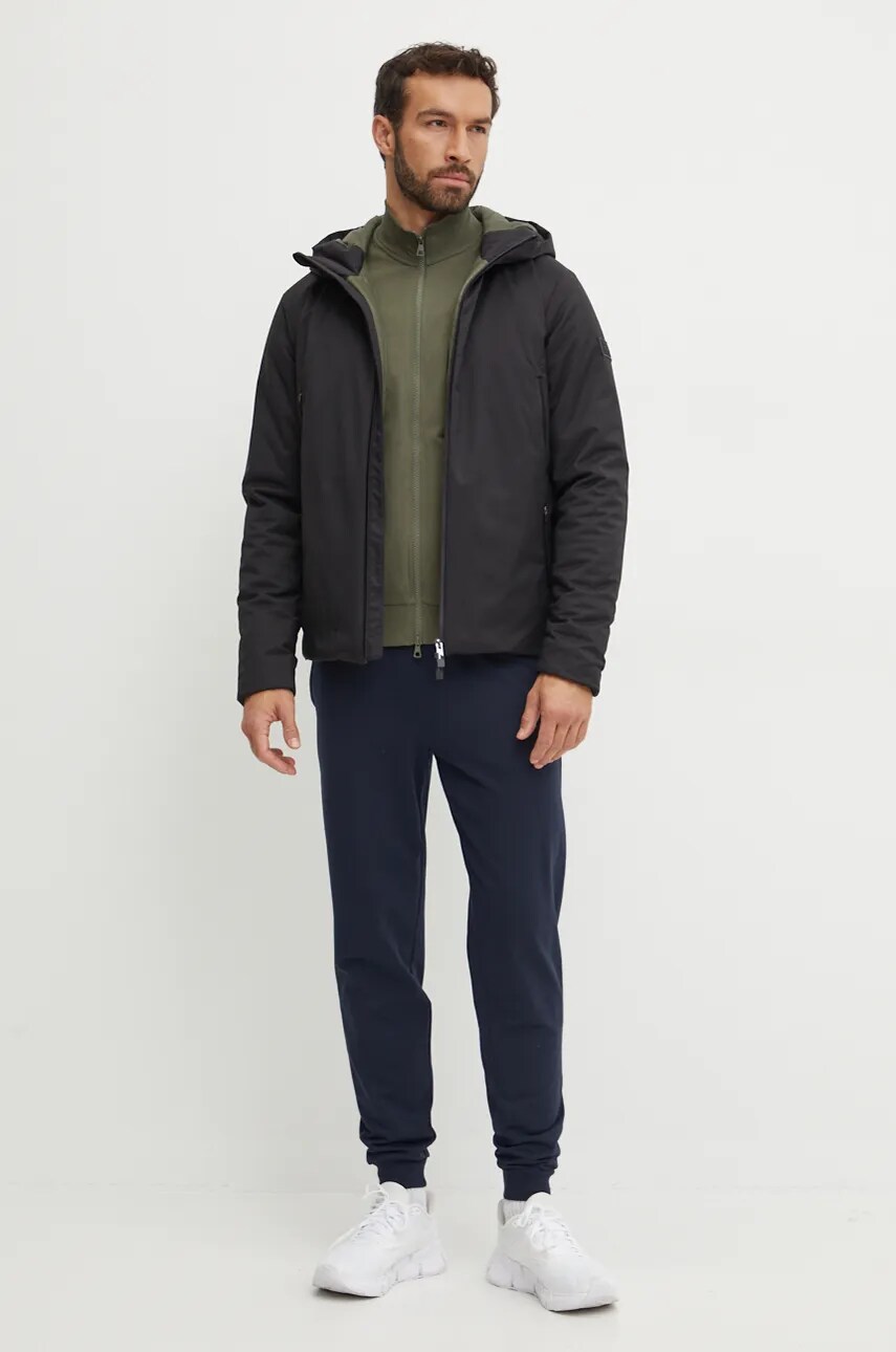 Куртка EA7 Emporio Armani чоловіча колір чорний зимова PNEDZ.6DPB18