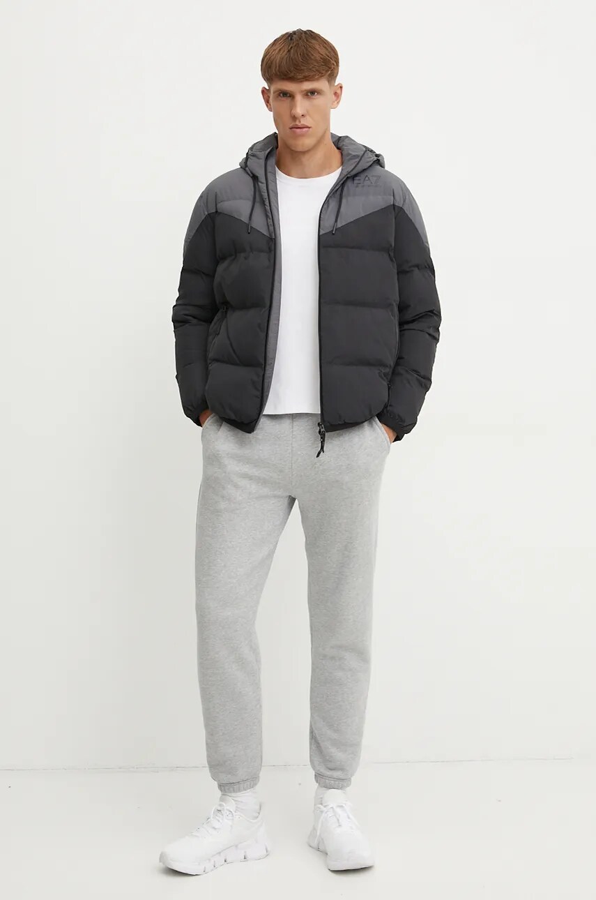 Куртка EA7 Emporio Armani чоловіча колір чорний зимова PNDOZ.6DPB30