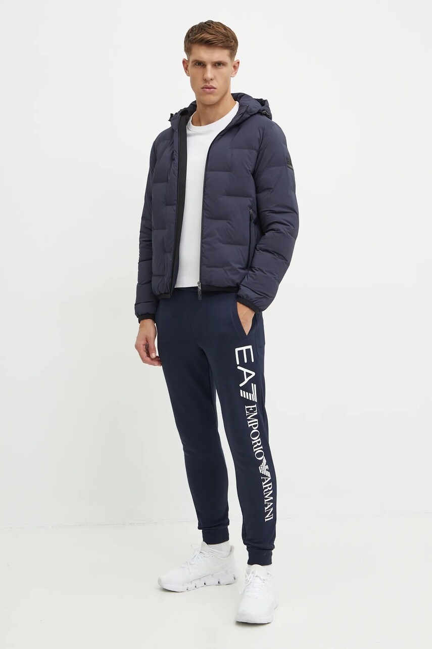 Куртка EA7 Emporio Armani чоловіча колір синій зимова PNHHZ.6DPB64