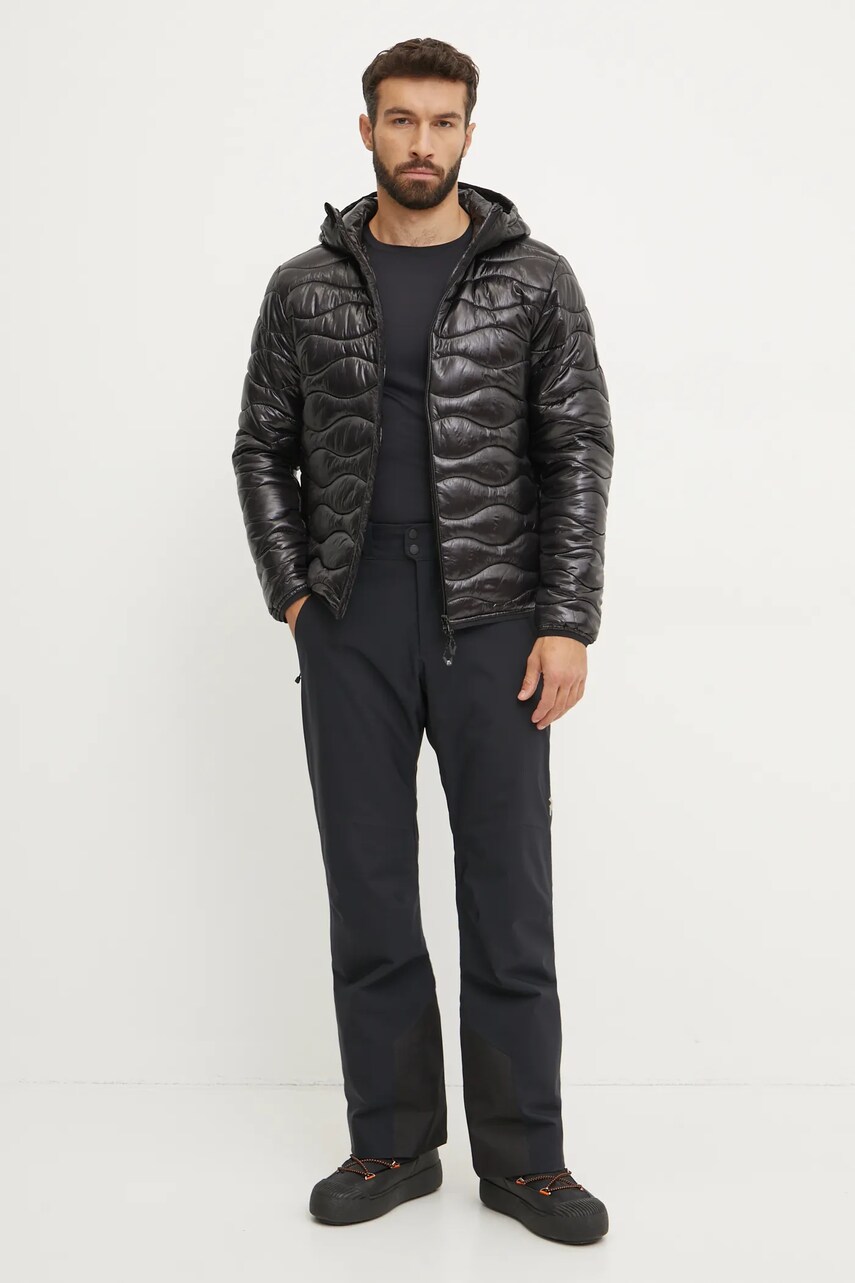 Спортивна куртка EA7 Emporio Armani колір чорний перехідна PNHTZ.6DPB47