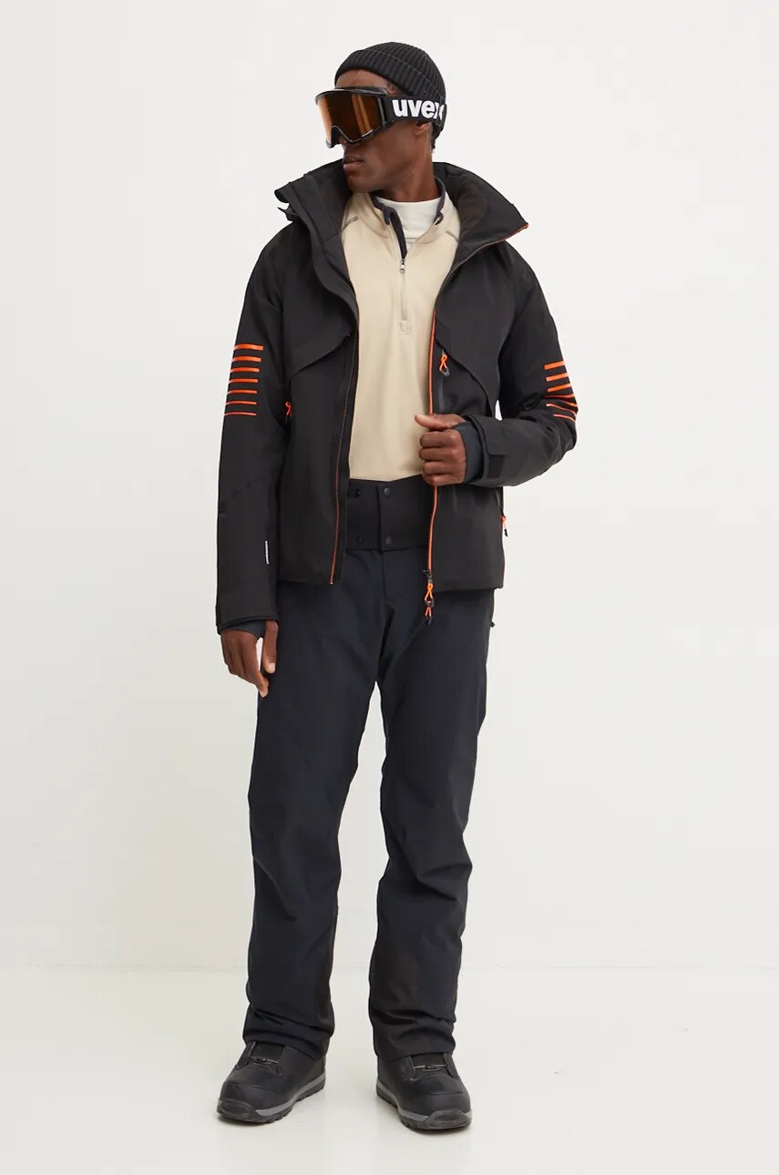 Гірськолижна куртка EA7 Emporio Armani Kitzbuhel Protectum Logo колір чорний PNCJZ.6DPG16