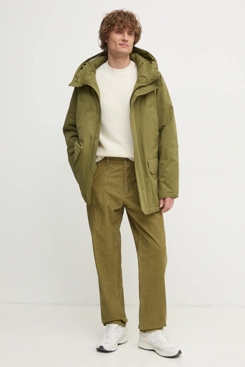 Куртка United Colors of Benetton чоловіча колір зелений зимова 26UWUN061