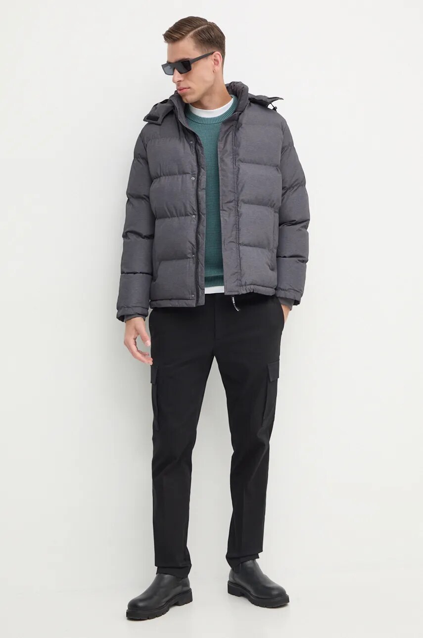 Куртка Pepe Jeans TOBIAS чоловіча колір сірий зимова PM403031