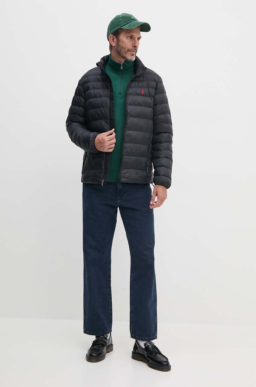Куртка Polo Ralph Lauren чоловіча колір чорний перехідна 710940238