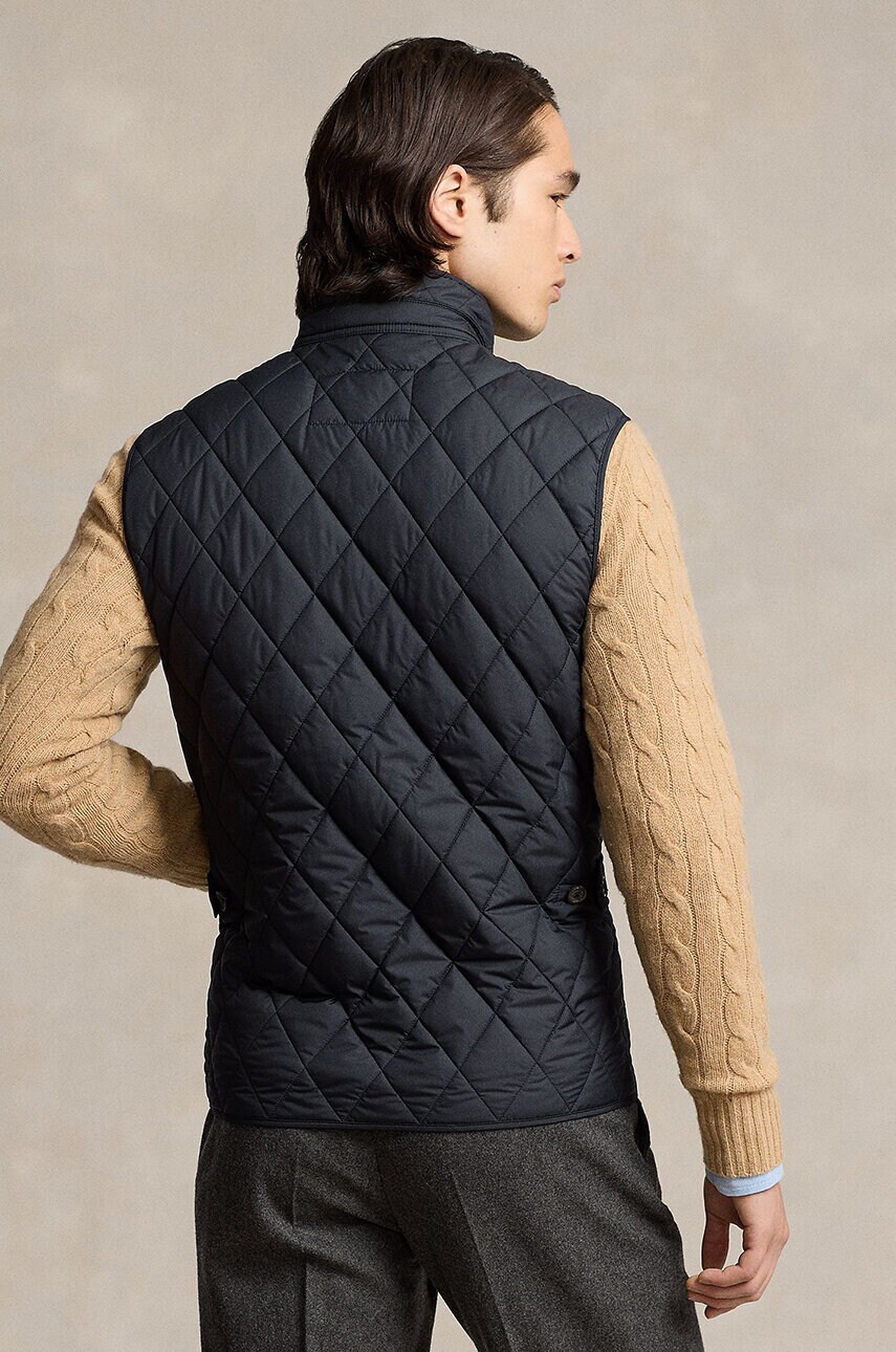 Безрукавка Polo Ralph Lauren чоловіча колір чорний перехідна 710940375