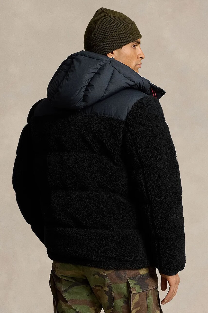 Пухова куртка Polo Ralph Lauren чоловіча колір чорний зимова 710945418