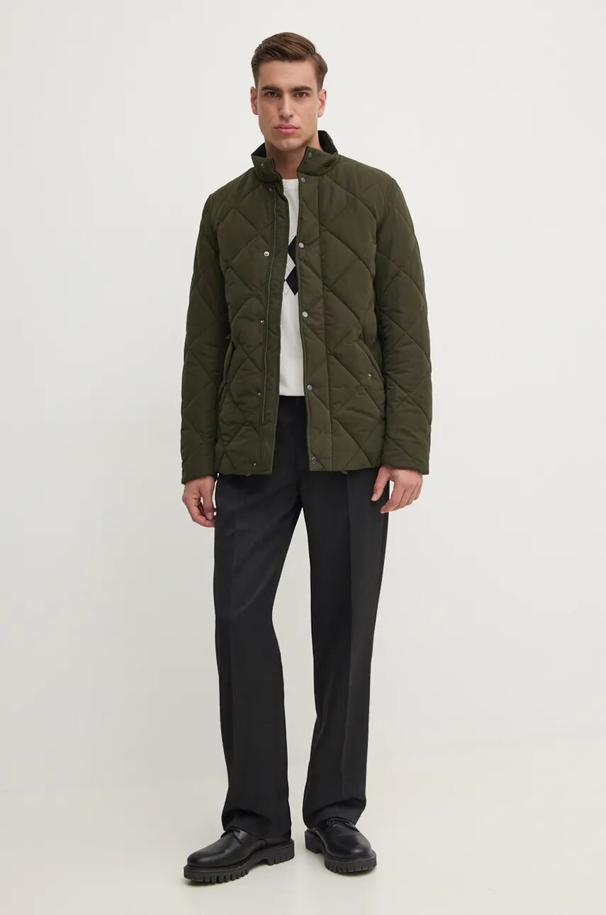 Куртка Barbour Winter Chelsea Quilted Jacket чоловіча колір коричневий перехідна MQU1686