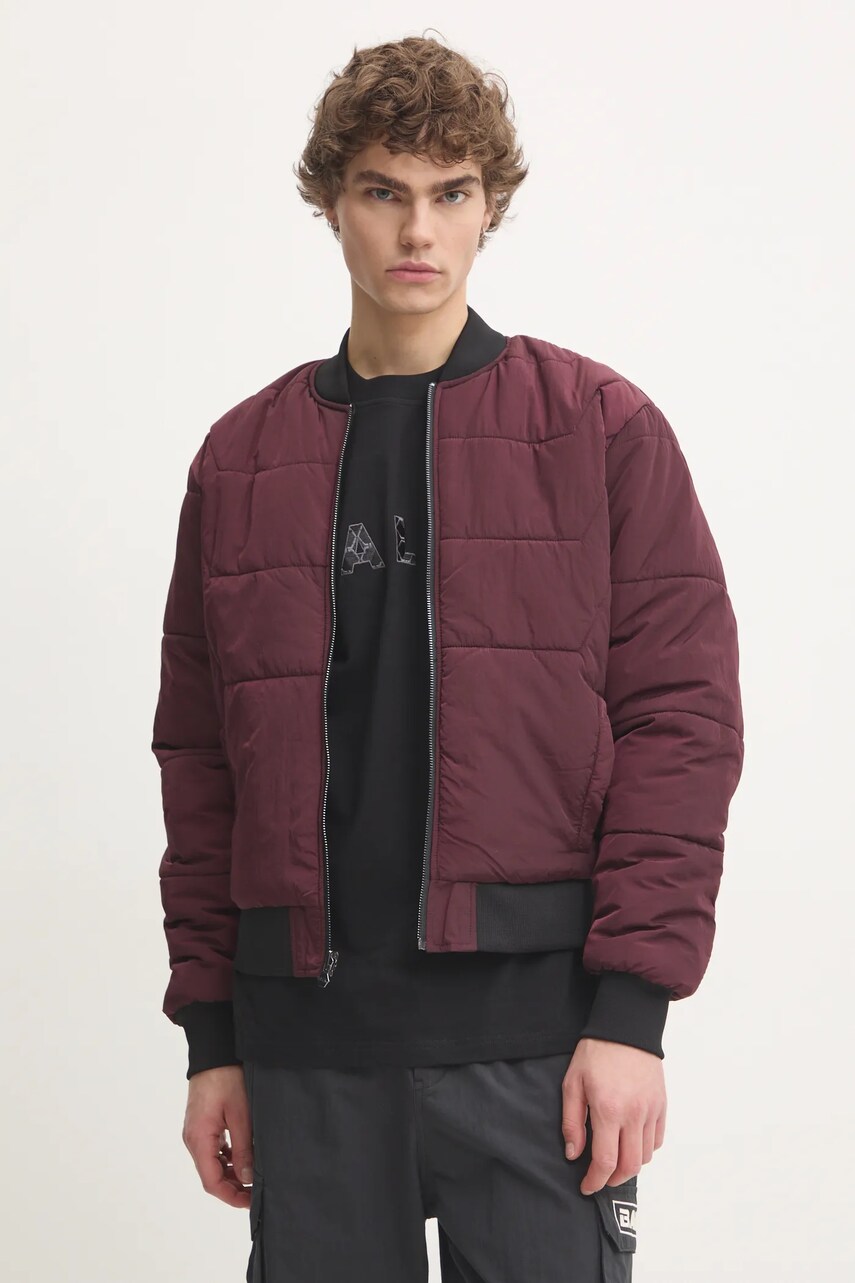 Двостороння куртка-бомбер BALR. The Club чоловіча колір чорний зимова oversize B1381 1019