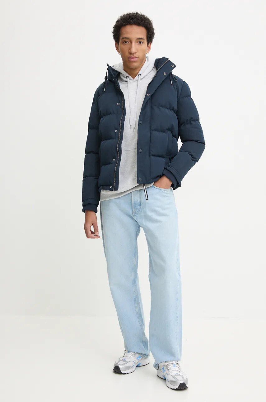 Куртка Superdry чоловіча колір синій зимова M5011743A-98T