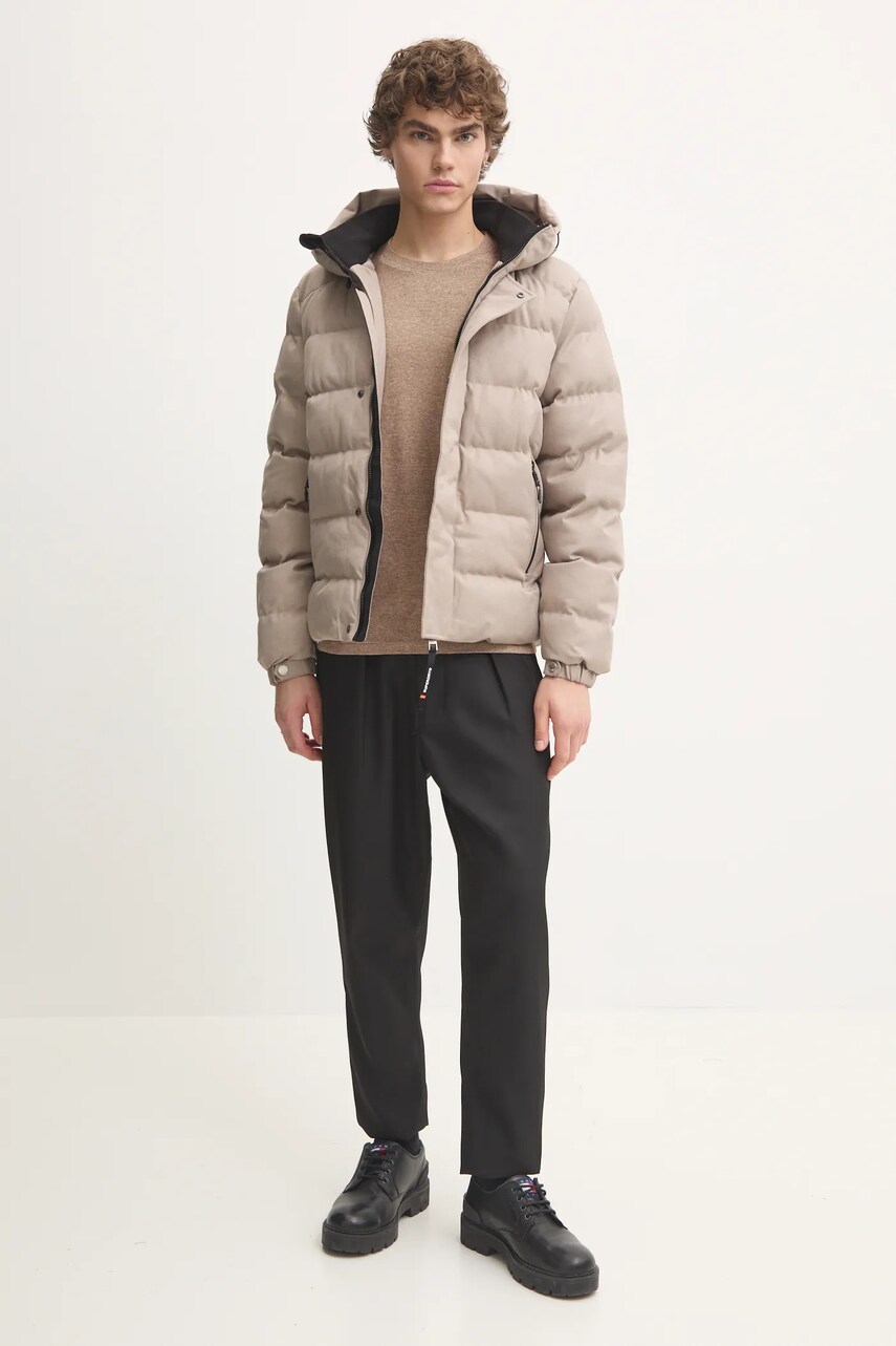 Куртка Superdry чоловіча колір бежевий зимова M5011898A-B1V