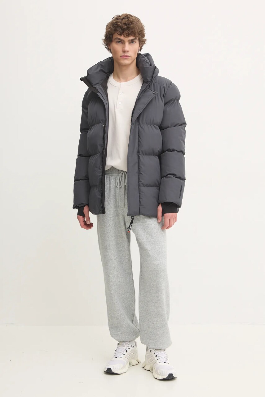 Куртка Superdry чоловіча колір сірий зимова M5011901A-PIJ