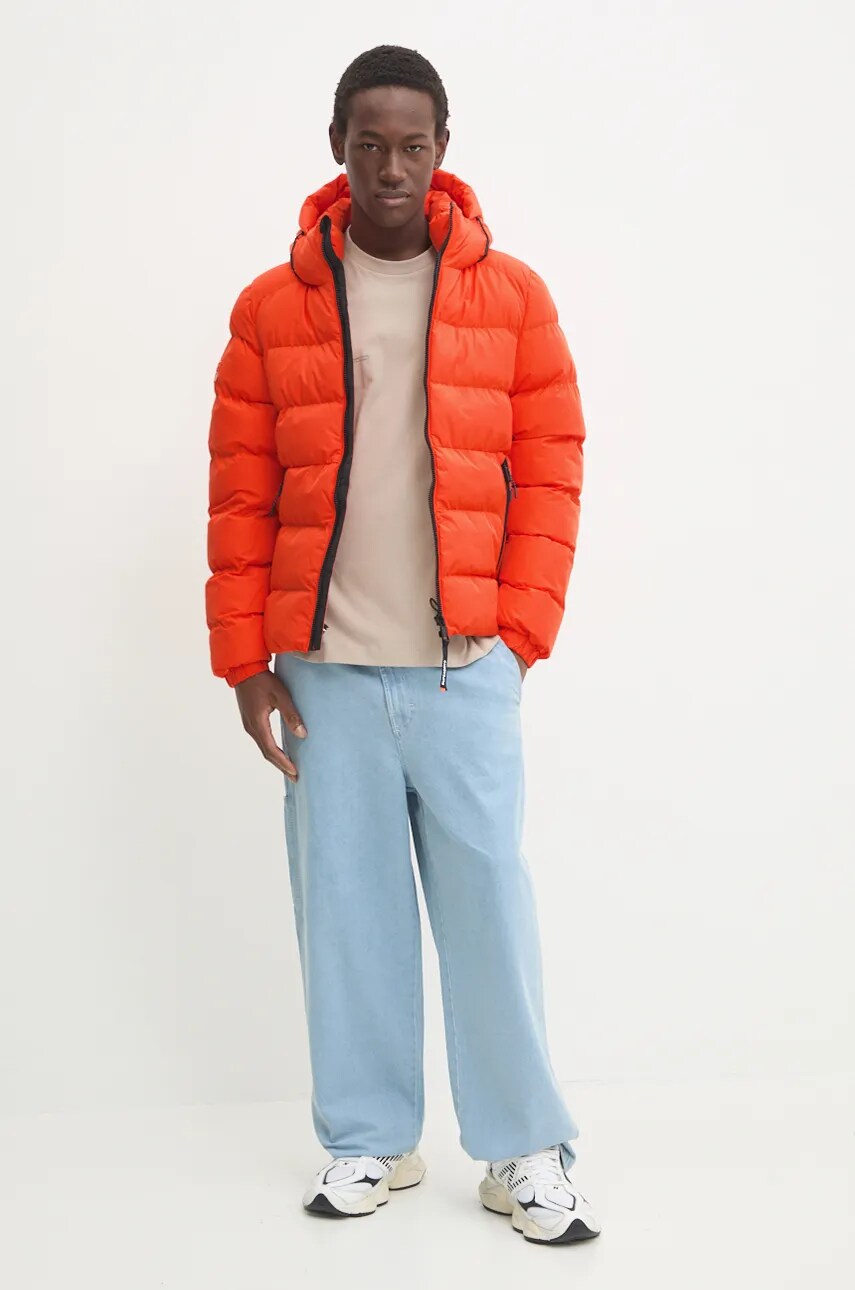 Куртка Superdry чоловіча колір помаранчевий зимова M5011905A-WZT
