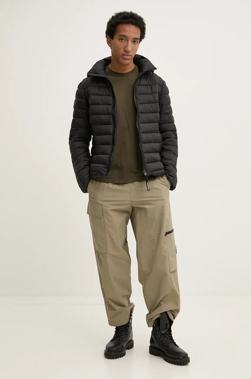 Куртка Superdry чоловіча колір чорний перехідна M5011906A-02A