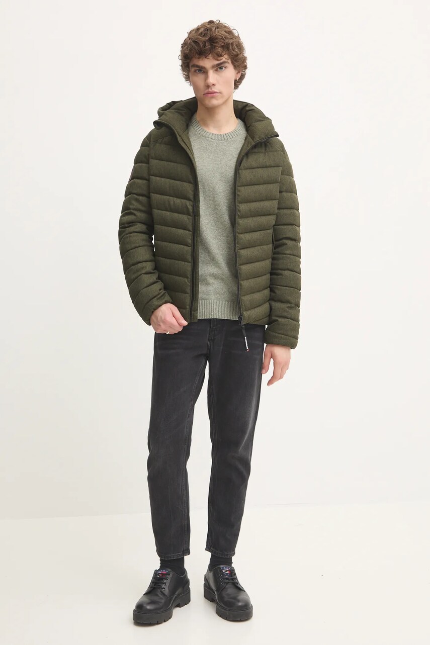 Куртка Superdry чоловіча колір зелений зимова M5011914A-1LS