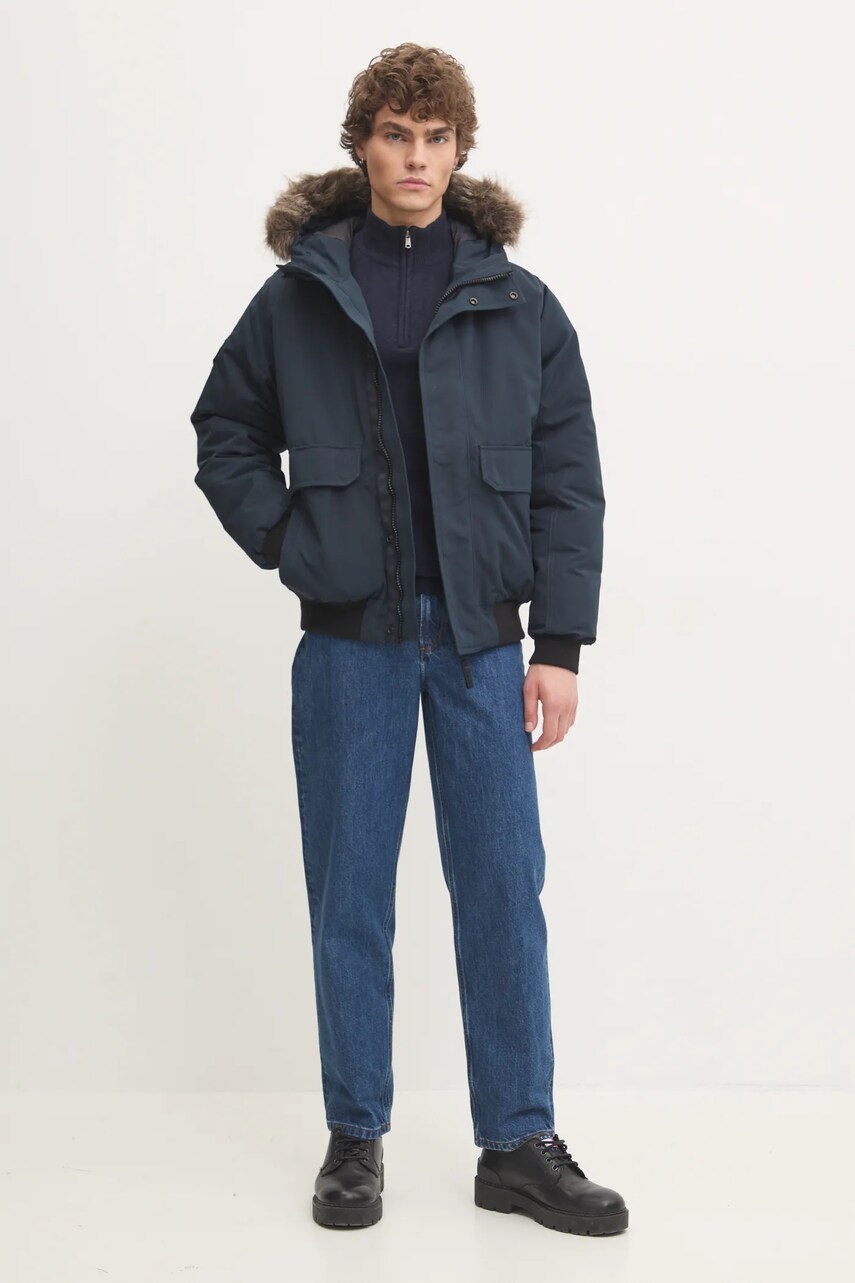 Куртка Superdry чоловіча колір синій зимова M5011930A-98T
