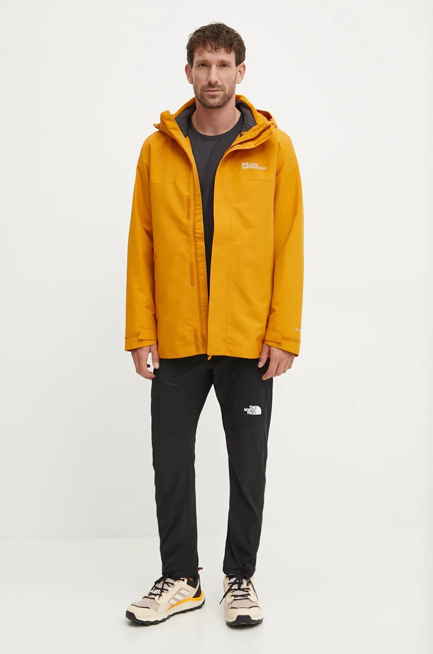 Куртка outdoor Jack Wolfskin Altenberg 3IN1 колір помаранчевий A61864