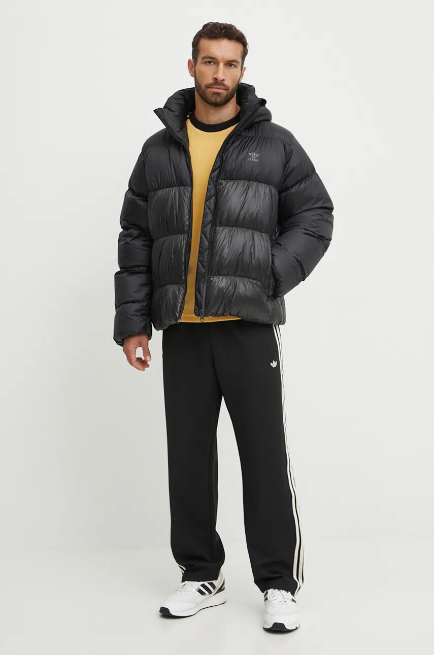 Пухова куртка adidas Originals Down Regen Adic чоловіча колір чорний зимова IW3454