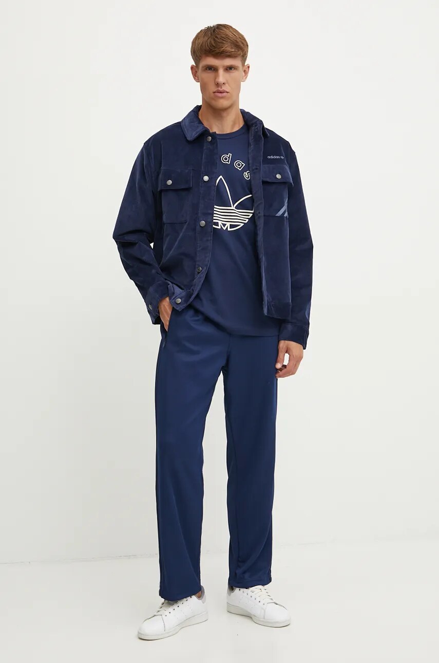 Куртка adidas Originals Jacket чоловіча колір синій перехідна IX9609