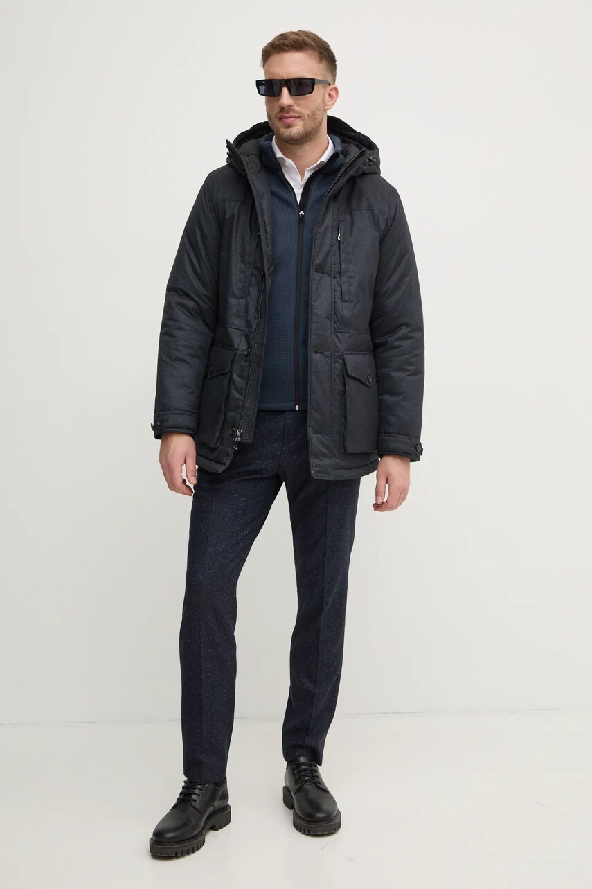 Куртка Michael Kors чоловіча колір чорний зимова CF4202MFEZ
