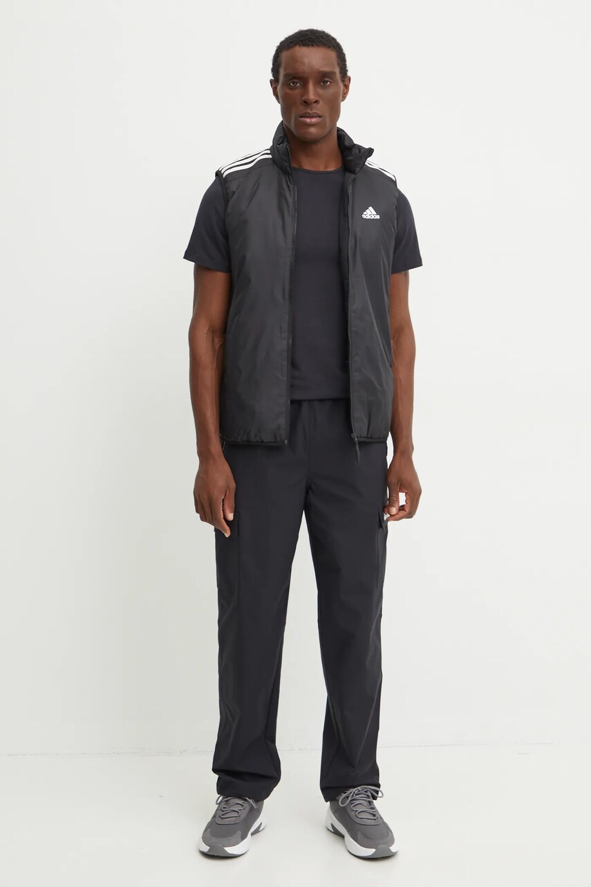 Безрукавка adidas Essentials чоловіча колір чорний перехідна IZ0505