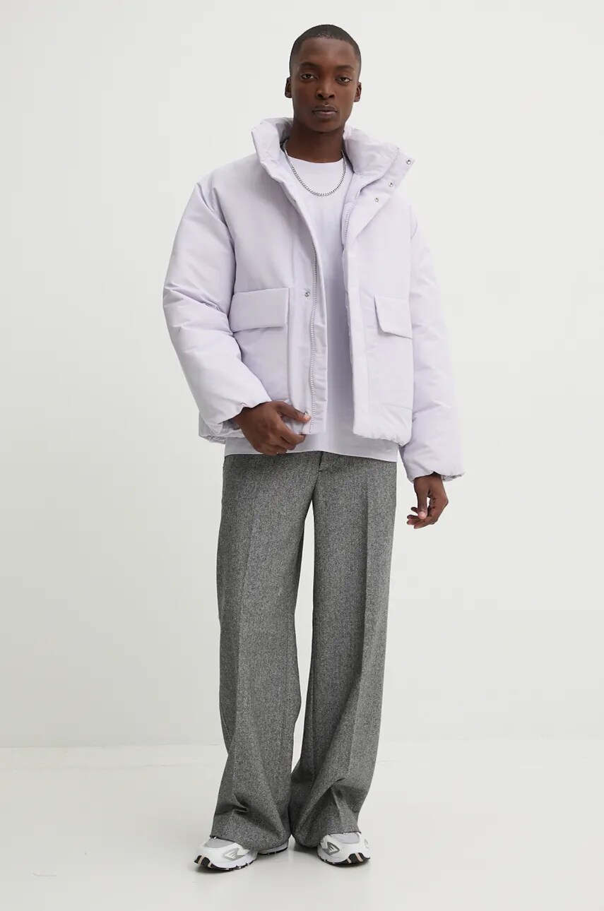 Куртка HUGO чоловіча колір фіолетовий зимова oversize 50521454