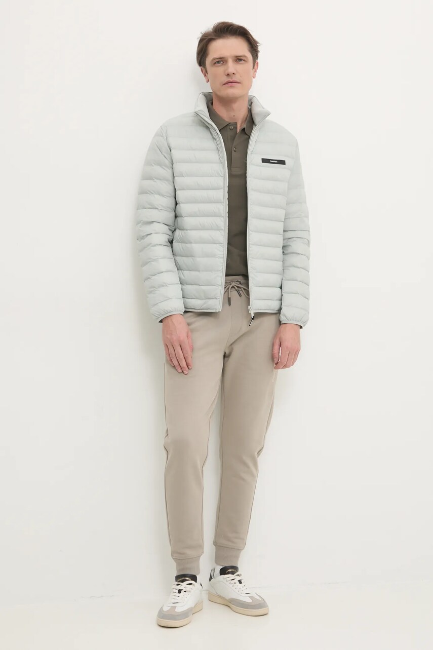 Куртка Calvin Klein чоловіча колір сірий перехідна K10K113474