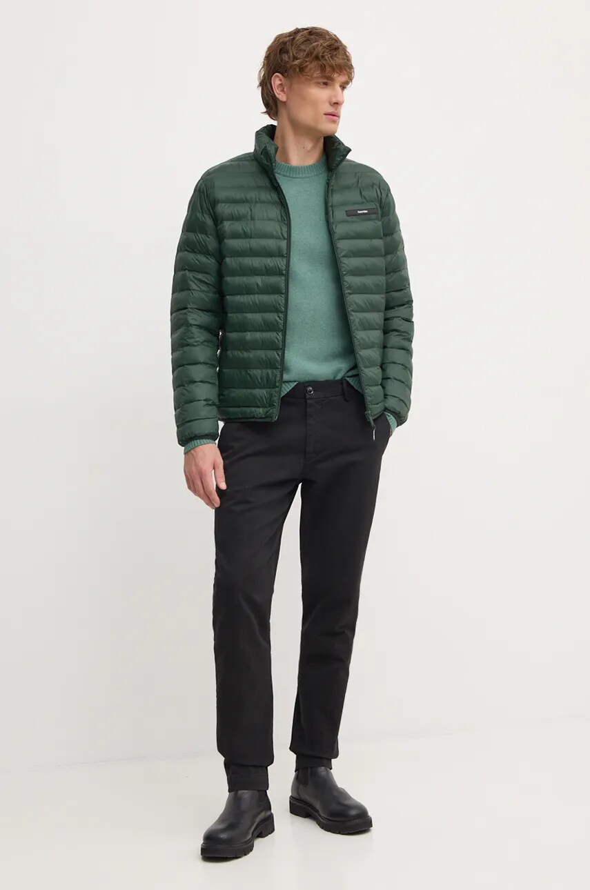 Куртка Calvin Klein чоловіча колір зелений перехідна K10K113474