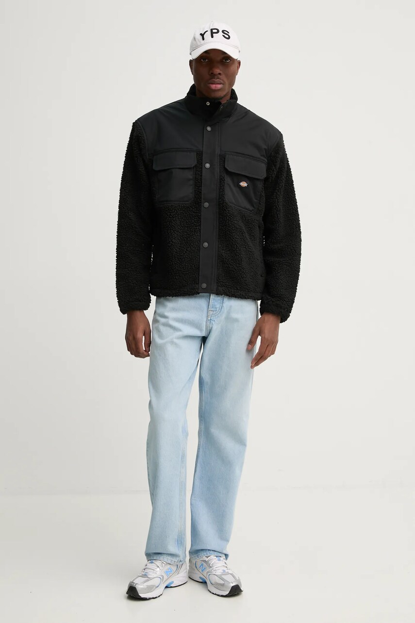 Куртка Dickies PINESDALE чоловіча колір чорний перехідна DK0A4Z2Q