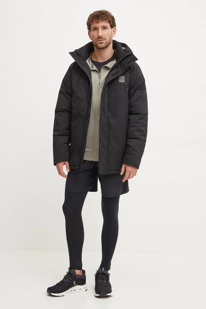 Куртка Guess FAWARIS чоловіча колір чорний зимова Z4BL05 WGFP0