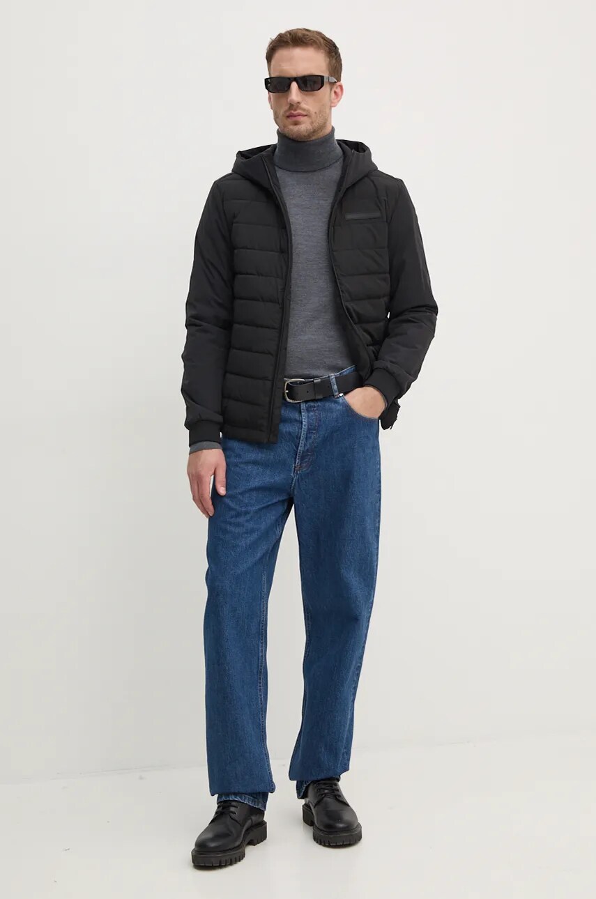 Куртка Calvin Klein чоловіча колір чорний перехідна K10K113467