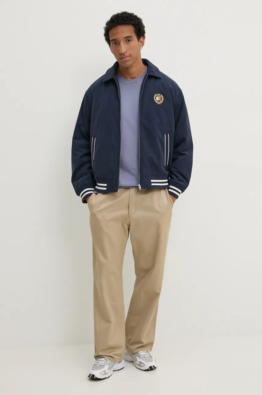 Куртка Tommy Jeans чоловіча колір синій перехідна DM0DM19626