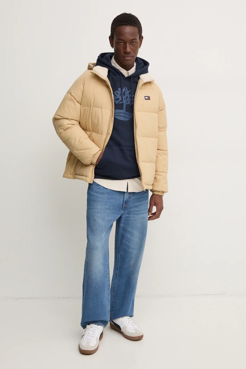 Куртка Tommy Jeans чоловіча колір коричневий зимова DM0DM20003