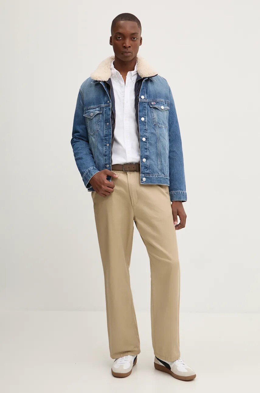 Джинсова куртка Tommy Jeans чоловіча перехідна DM0DM20470