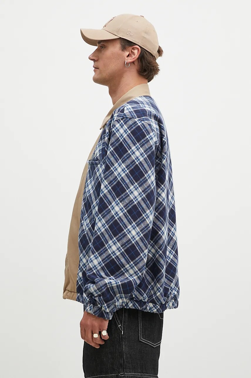 Двостороння куртка AMBUSH Chinos Blouson чоловіча колір синій перехідна oversize BMEM002F24FAB0014661