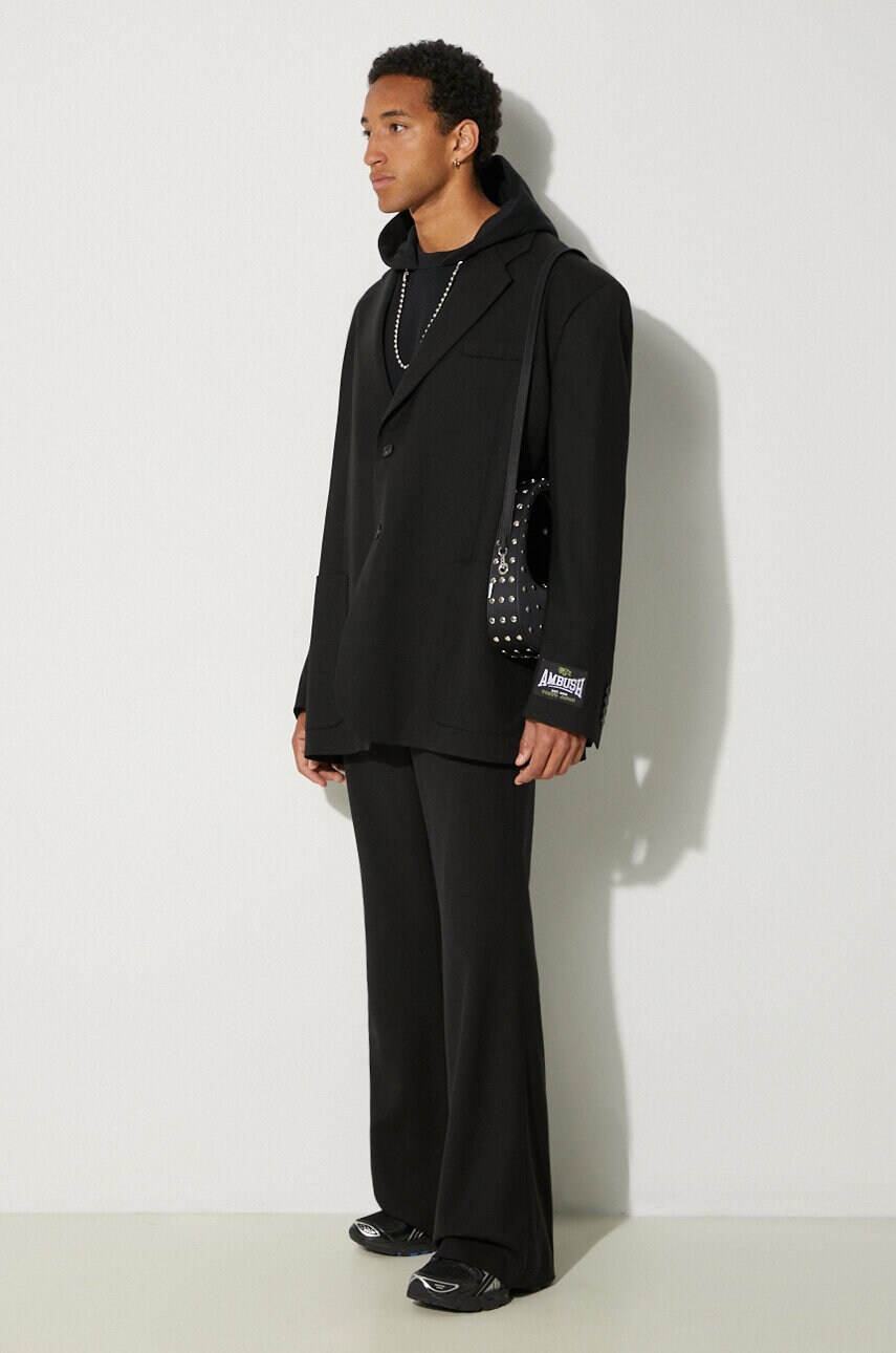 Вовняний піджак AMBUSH Oversized Jacket колір чорний BMEN005F24FAB0011000
