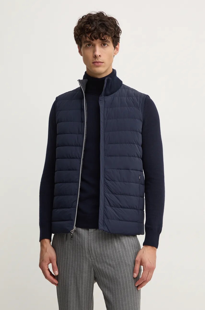 Безрукавка Hackett London колір сірий зимова HM403242