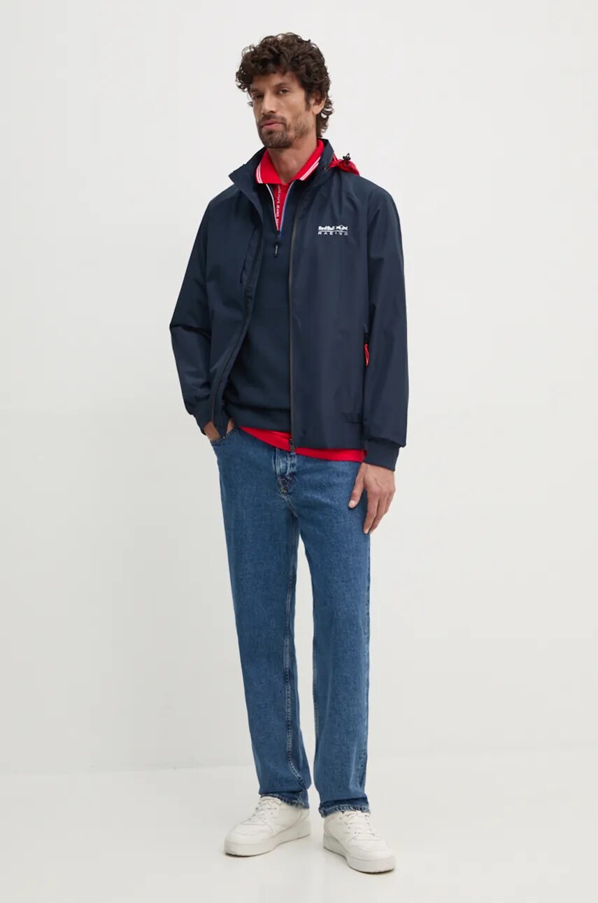 Куртка Red Bull Racing x Pepe Jeans Red Bull Racing x Pepe Jeans чоловіча колір синій перехідна RM400006