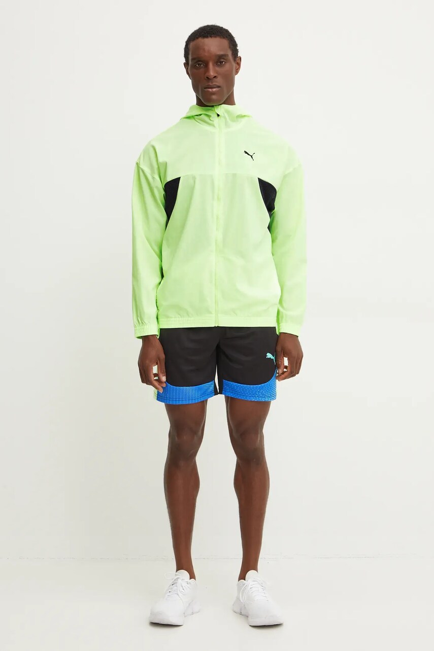 Куртка для тренувань Puma Always On колір зелений перехідна 525724
